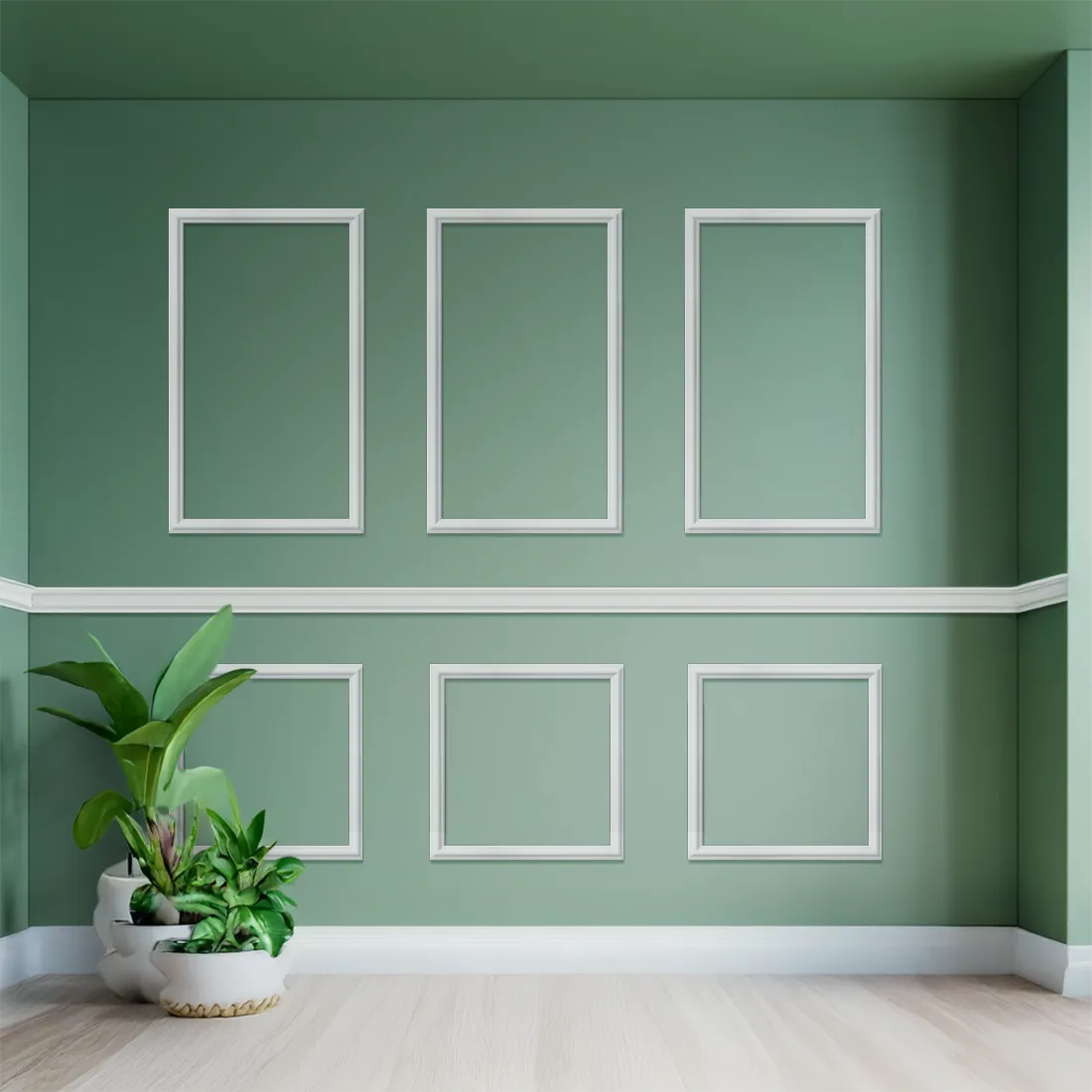 Pack Molduras de Pared Boiserie “MADRID” - OPÇÃO 8: Modelo CW11 + Separador CW12