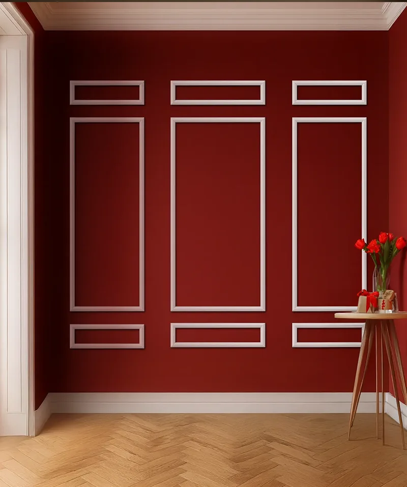 Pack Molduras de Pared Boiserie "LISBOA" com Cortes pré-feitos