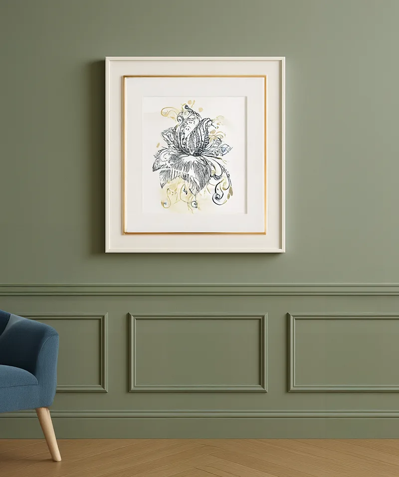 Pack Molduras de Pared Boiserie "PARIS" com Cortes pré-feitos