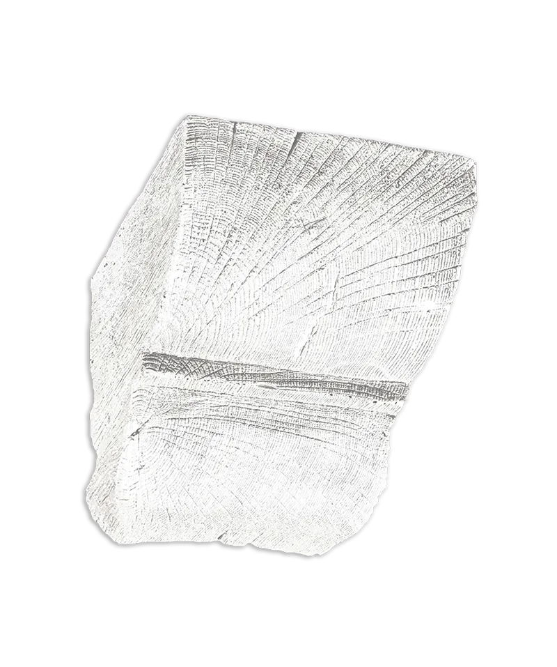 SUPORTE IMITAÇÃO DE MADEIRA REAL BRANCO - Image 2