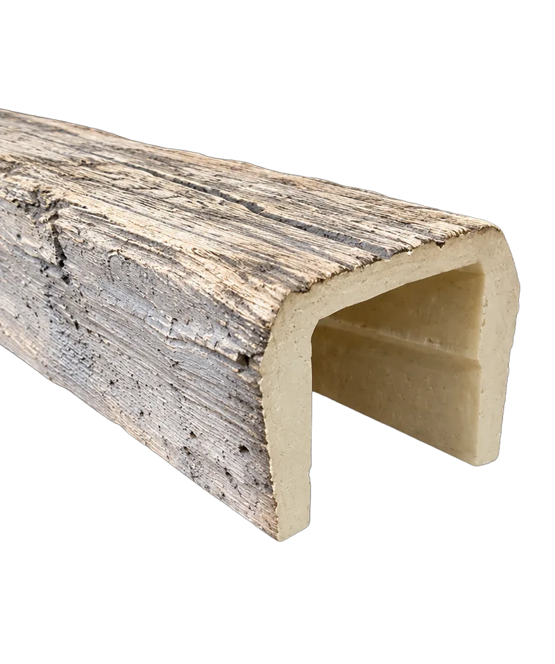 VIGA IMITAÇÃO DE MADEIRA REAL 20X13 CINZA